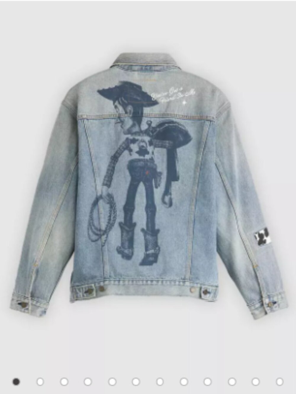 Levi's® X Disney Toy Story Type III Woody Jacket Small NWT Sold Out